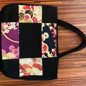 Kimono patchwork purse . Made in Japan